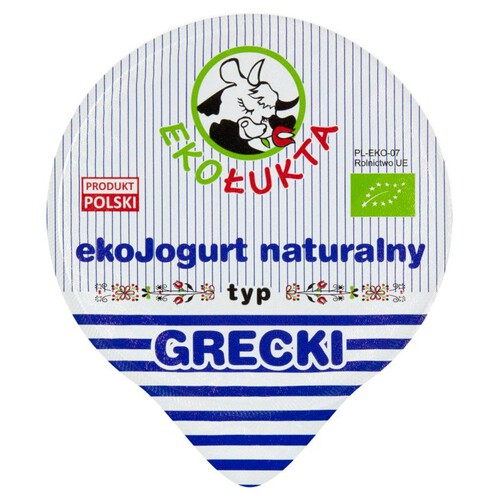 Ekologiczny jogurt naturalny typu greckiego EkoŁukta 200 g