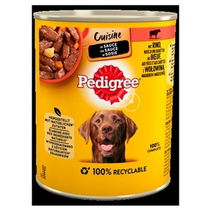Karma mokra dla psów wołowina w sosie  Pedigree 800 g