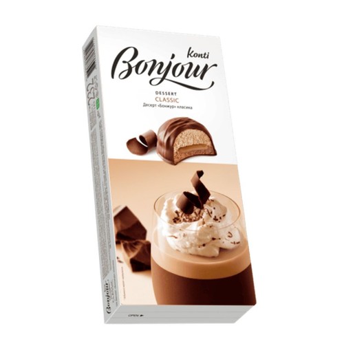 Praliny Bonjour classic o smaku cappuccino   Konti 232 g