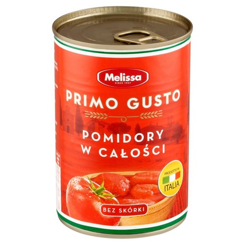 Pomidory w całości bez skórki  Primo Gusto 400 g