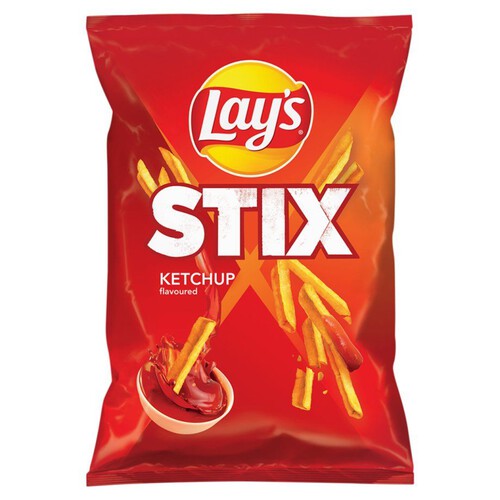 Stix Chipsy o smaku ketchupowym Lays 130 g