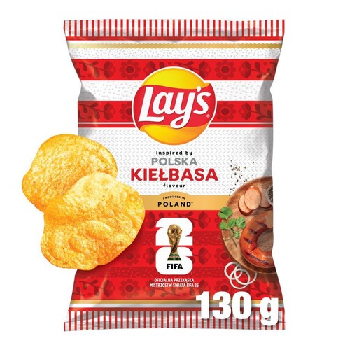Chipsy ziemniaczane o smaku kiełbasy Lay's 130 g