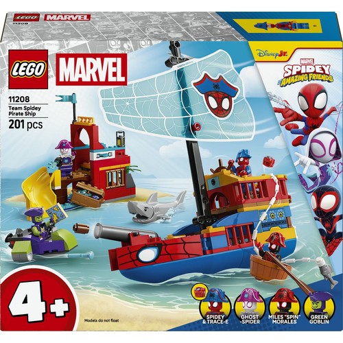 Marvel Spidey i super-kumple Statek piracki drużyny Spidey’ego 11208 LEGO 1 sztuka