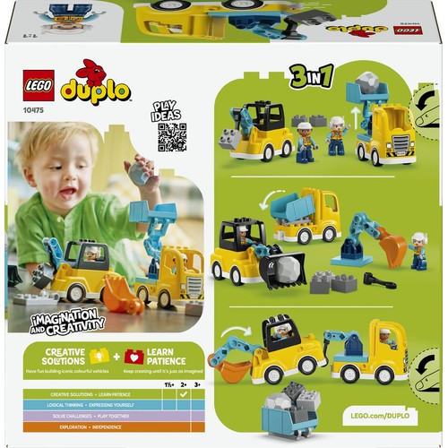 DUPLO® Moje miasteczko Maszyny budowlane 3 w 1 10475 LEGO 1 sztuka
