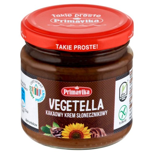 Vegetella Kakaowy krem słonecznikowy Primavika 160 g