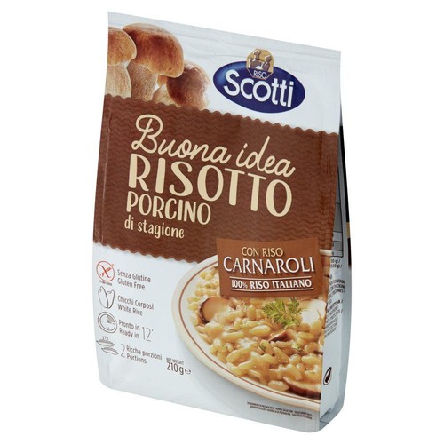 Risotto Carnaroli Funghi Porcini Scotti 210 g