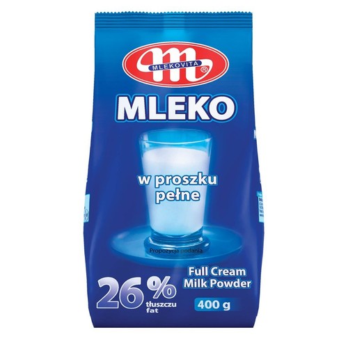 Mleko w proszku pełne 26% Mlekovita 400 g