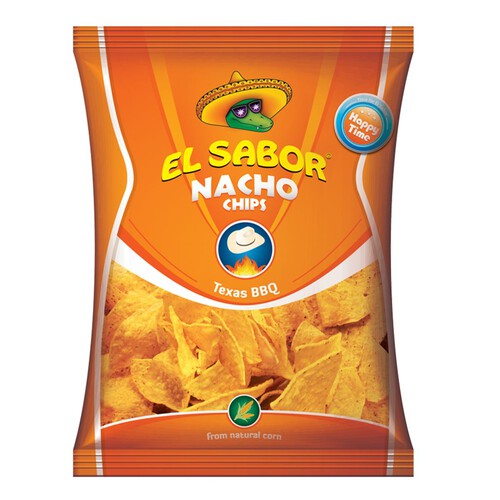 Nachosy kukurydziane o smaku BBQ El Sabor 225 g