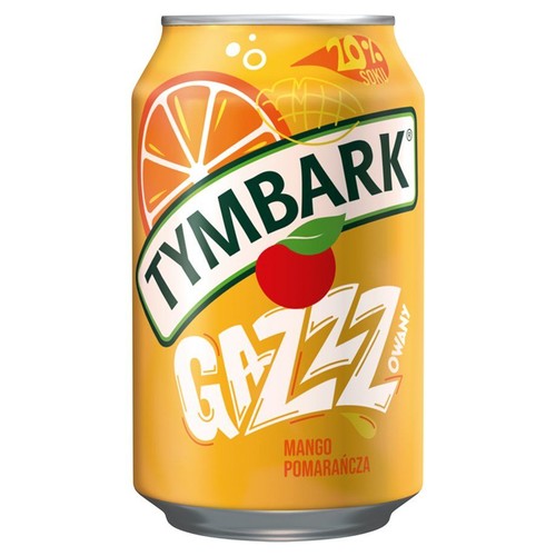 Napój gazowany mango-pomarańcza Tymbark 330 ml