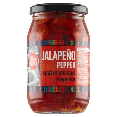 Papryka czerwona Jalapeno krojona Casa de Mexico 200 g