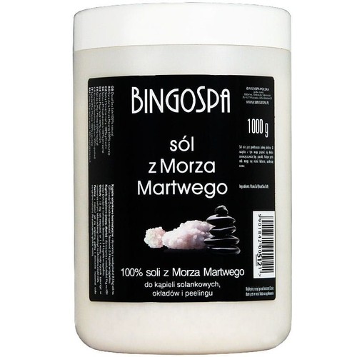 Sól do kąpieli 100% z Morza Martwego BINGOSPA 1000 g