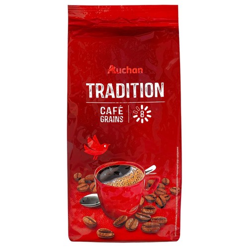 Kawa ziarnista Tradizione intensywność 8  Auchan 1 kg
