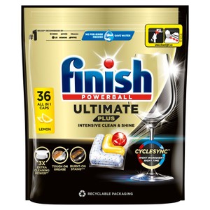 Kapsułki do zmywarki Ultimate Plus lemon Finish 36 kapsułek