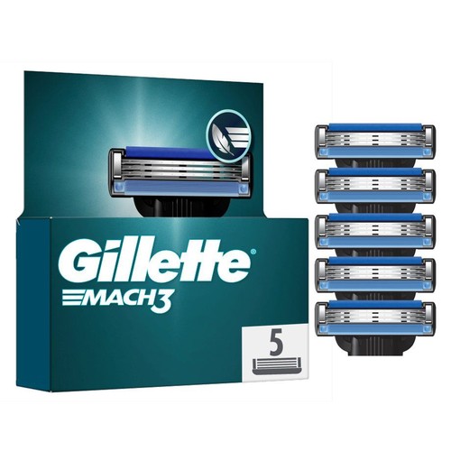 Wkłady do maszynki Mach3   Gillette 5 sztuk