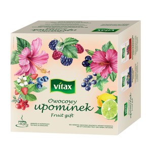 Owocowy upominek mix herbat owocowo-ziołowych  Vitax 40 torebek