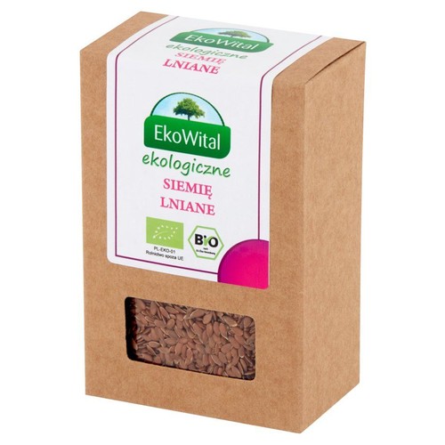 BIO Ekologiczne siemię lniane EkoWital 200 g