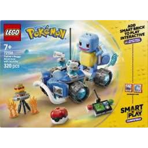 Pokémon SMART Play: Przygoda Trenera ze Squirtle i pojazdem terenowym 72156 LEGO 1 sztuka