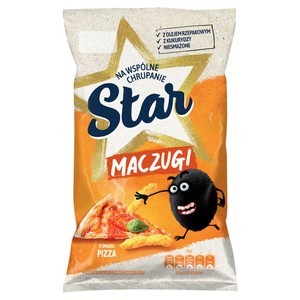 Maczugi chrupki kukurydziane o smaku pizzy Star 80 g