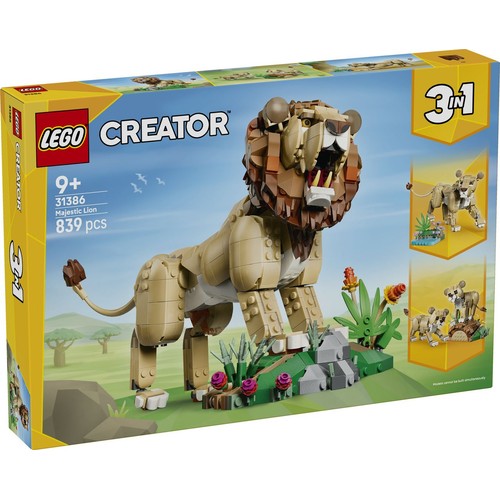 Creator 3 w 1 Dzikie zwierzęta: Dumny lew 31386 LEGO 1 sztuka