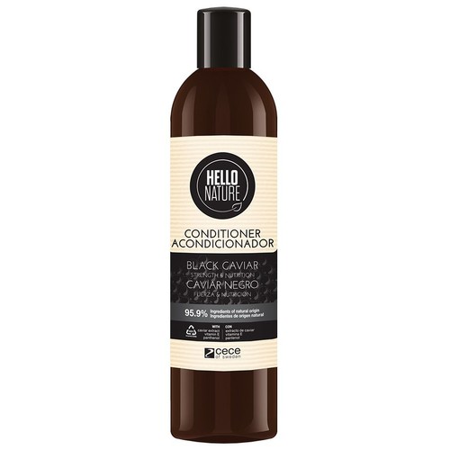 Odżywka do włosów z czarnym kawiorem HELLO NATURE 300 ml