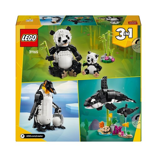 Creator 3 w 1 Dzikie zwierzęta: rodzina pand 31165 LEGO 1 sztuka
