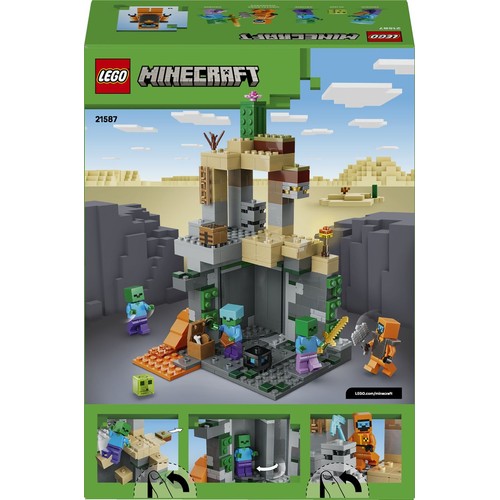 Zestaw konstrukcyjny Minecraft® Loch zombie 21587 LEGO 1 sztuka