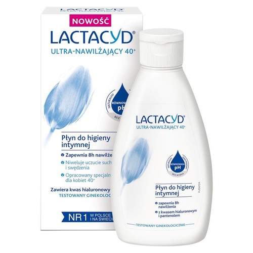 Płyn do higieny intymnej Ultra-Nawilżający 40+ Lactacyd 200 ml