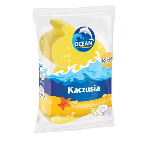 Kaczusia - Gąbka do kąpieli dla dzieci Ocean sztuka