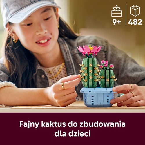 Botanicals Kwitnący kaktus, roślina ozdobna, klocki 11509 LEGO  1 sztuka