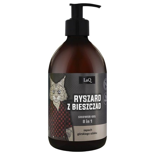 Żel pod prysznic 8 in 1 Ryszard z Bieszczad   LaQ 500 ml