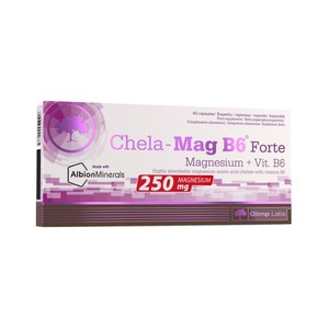 Chela-Mag B6 Forte Mega Caps Magnez Olimp 60 kapsułek