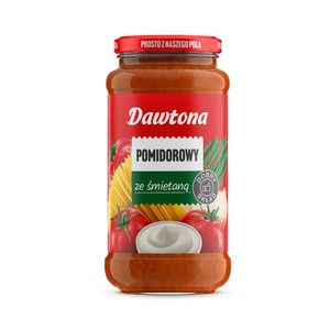 Sos pomidorowy ze śmietaną  Dawtona 520 g