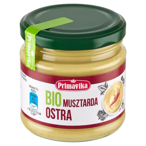 BIO musztarda ostra  Primavika 170 g