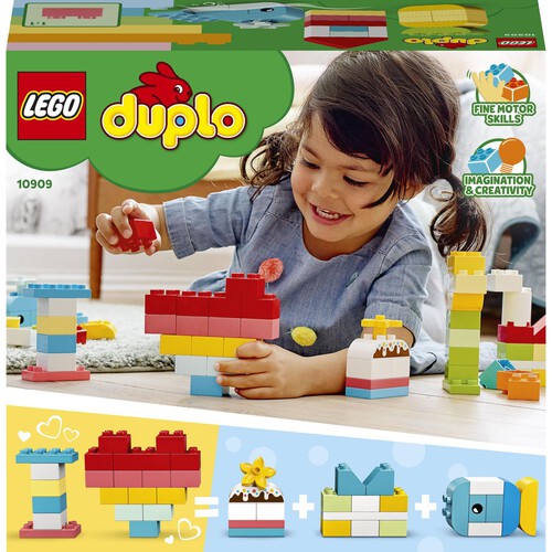 Duplo Classic Pudełko Z serduszkiem 10909 LEGO 1 sztuka