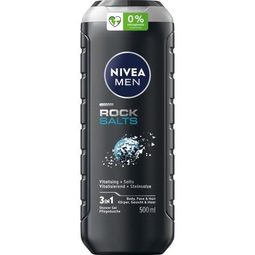 Żel pod prysznic Rock Salts NIVEA MEN 500 ml