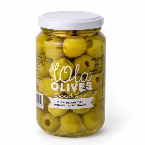 Oliwki zielone typu manzanilla drylowane Lola Olives 160 g