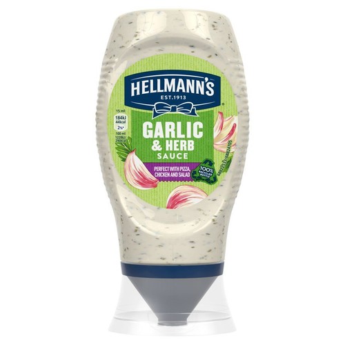 Sos czosnkowo-ziołowy   Hellmann's 250 ml