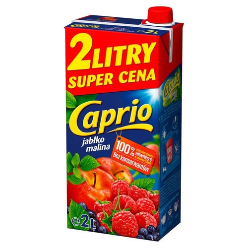 Napój wieloowocowy z jabłek, aronii i malin Caprio 2 l