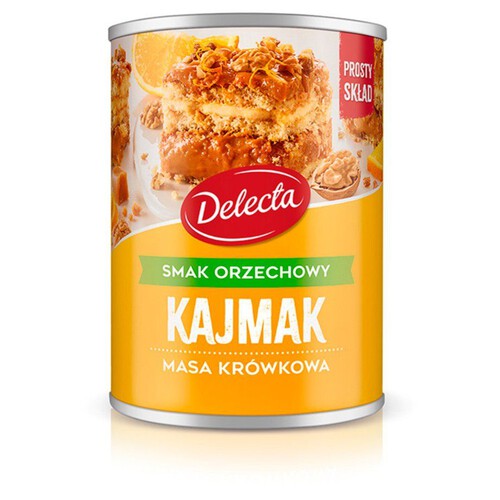 Kajmak Masa krówkowa smak orzechowy Delecta 400 g