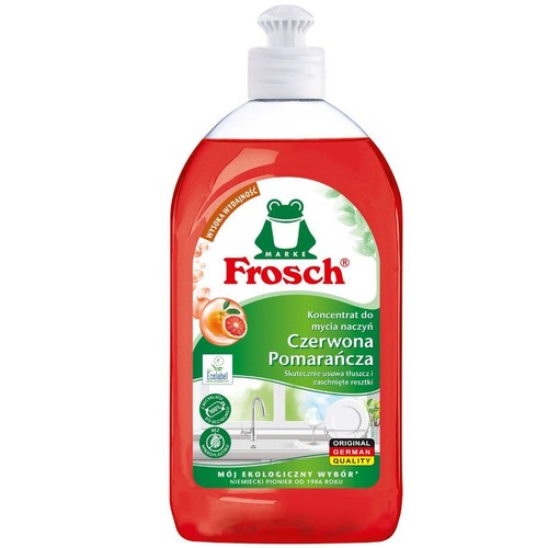 Koncentrat do mycia naczyń Czerwona Pomarańcza  Frosch 500 ml