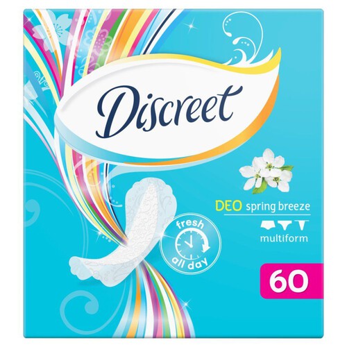 Wkładki higieniczne Discreet Multiform Discreet 60 sztuk