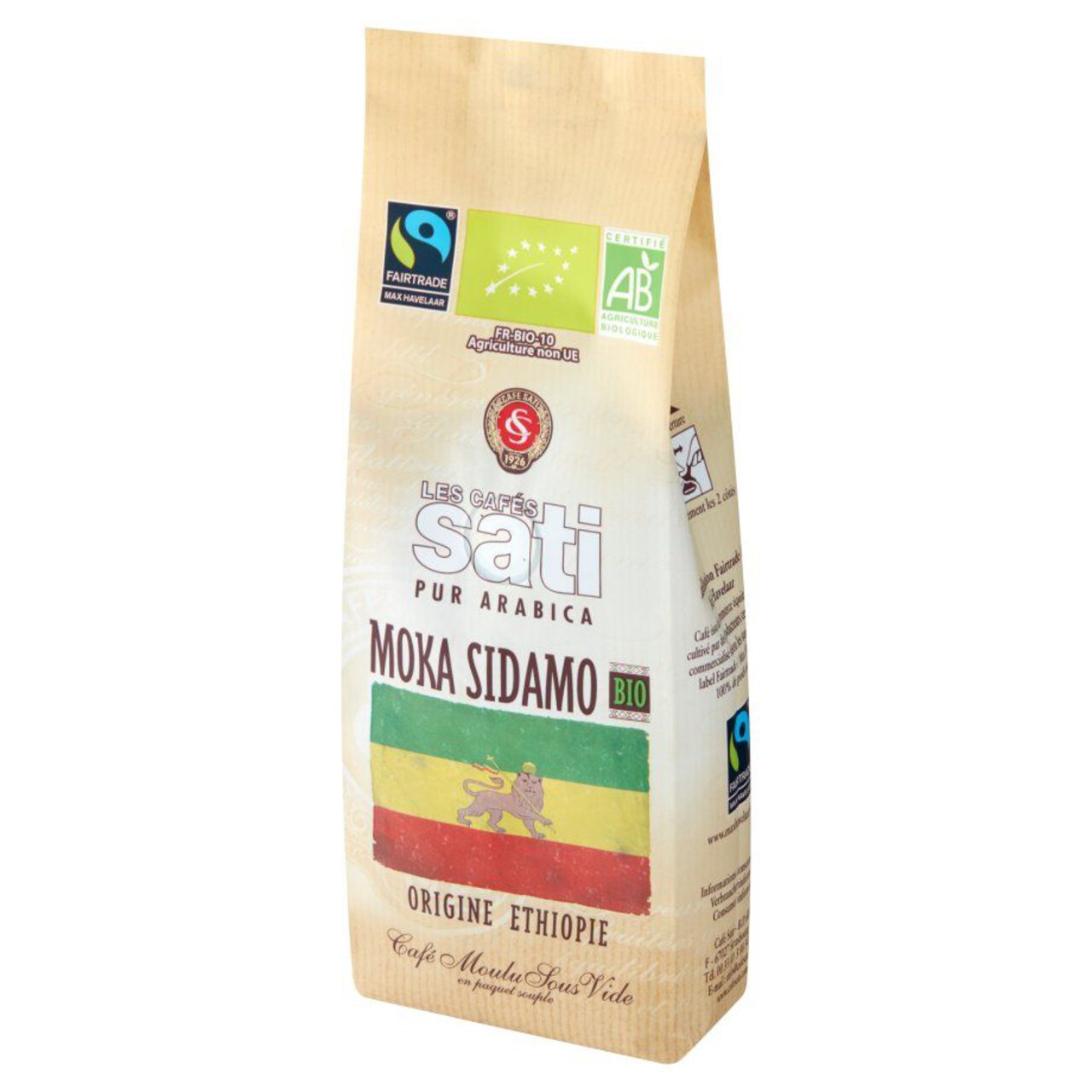 BIO Kawa Moka Sidamo Etiopia mielona Cafe Sati 250 g