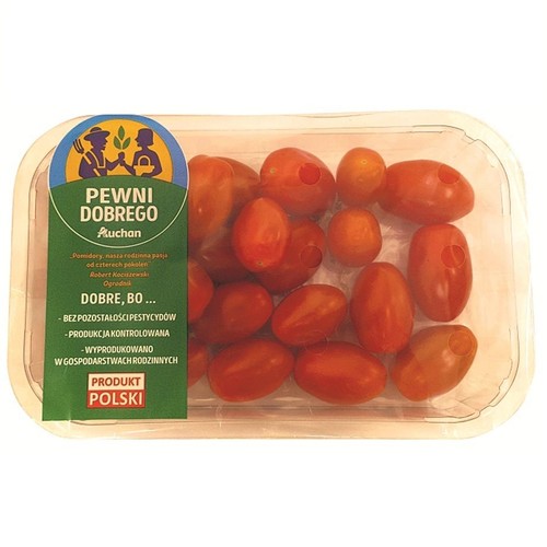 Pomidorki cherry podłużne   Pewni Dobrego 250 g