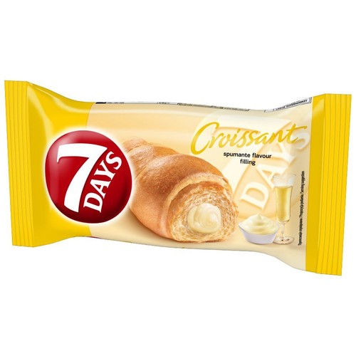 Croissant z nadzieniem o smaku spumante 7 Days 60 g