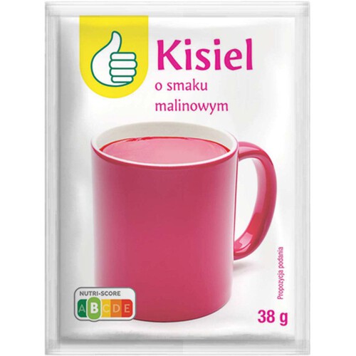 Kisiel o smaku malinowym  Auchan 38 g