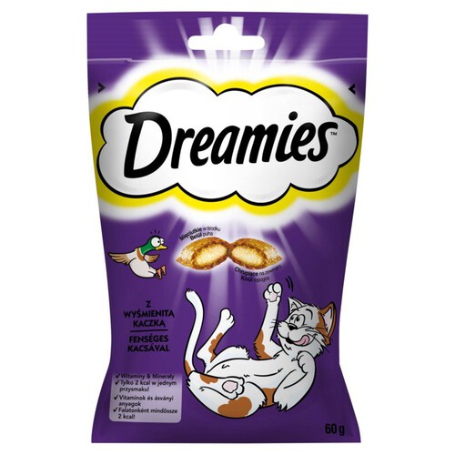 Przysmak dla kotów z kaczką Dreamies 60 g