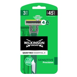 Quattro Titanium Sensitive maszynki do golenia Wilkinson 3 sztuki