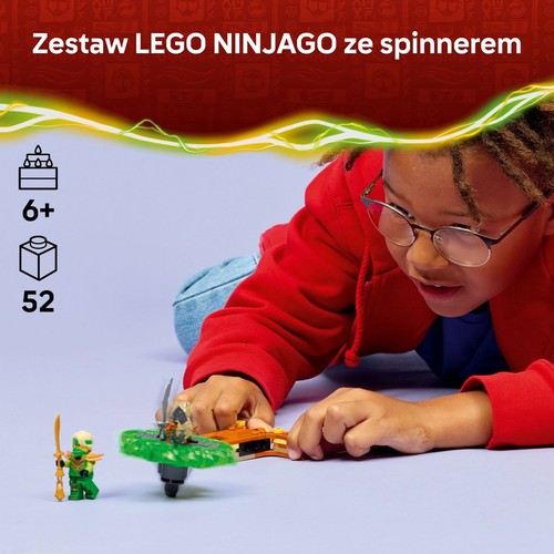 Zabawka NINJAGO® Lloyd kontra ziemny potwór na spinnerze 71850 LEGO 1 sztuka