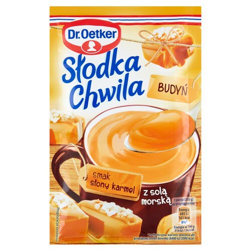 Słodka chwila budyń o smaku słonego karmelu Dr. Oetker 43 g