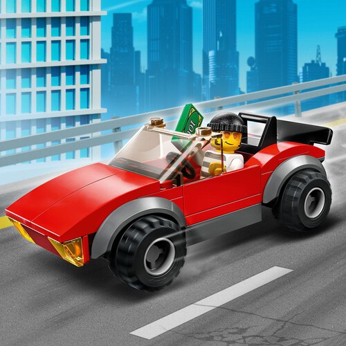 City Motocykl policyjny – pościg za samochodem 60392 LEGO 1 sztuka